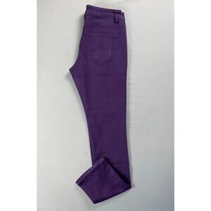 Liverpool Jeans Company Sadie Straight Stretch Denim Pants. Purple, Women's 2.